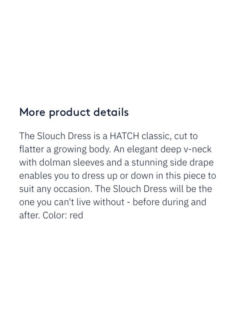 Hatch Slouch Dress - Picture 14 of 14